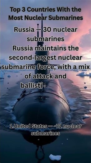 Top 3 Countries With the Most Nuclear Submarines