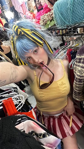 ashnikko on Instagram: "vlogging on youtube again!! in this episode the girls go to japan and have the most smoochie trinket swag princess sylvanian sister studio ghibli jeans snacks muscle and typhoon girl time