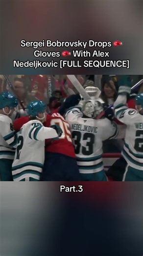 Sergei Bobrovsky Drops 🥊 Gloves 🥊 With Alex Nedeljkovic [FULL SEQUENCE]