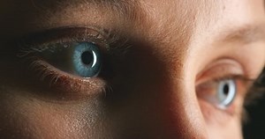 Sad Woman Blue Eye Thinking Vision Stock Footage Video (100% Royalty-free) 1094472209 | Shutterstock