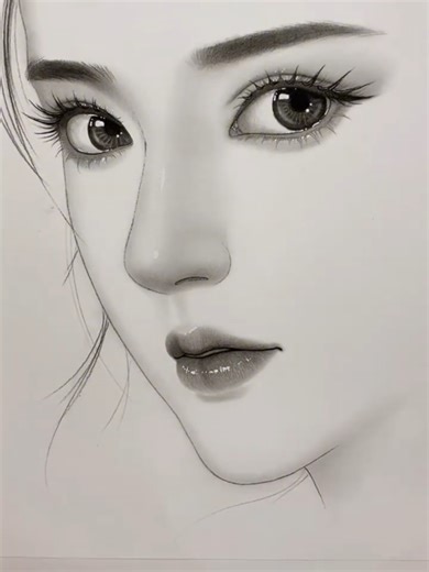 Step-by-Step Guide to Hyper Realistic Drawing of Girl's Lips and Eyes