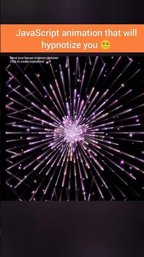This JavaScript Code Creates MAGIC ✨ (Mind-Blowing Animation)#JavaScript #Animation #Coding