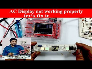 AC PCB display not working repair