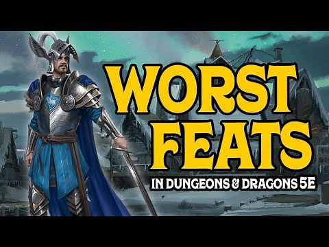 Top Five Worst Feats in D&D 5e