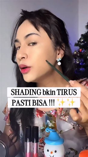 Belle Bellebelz on Instagram: "SHADING bkin TIRUS, pasti BISA !!! ✨ // #bellebelz #makeupsimple #makeuppemula #kontur #shading"