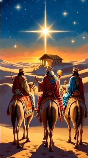 Epiphany: Three wise kings visit baby Jesus in Bethlehem