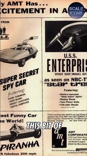 Star Trek Enterprise Model: A History of Kitbashing & Legacy! #shorts