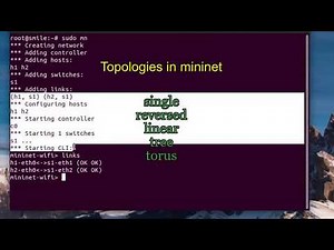 [Eng sub] Topologies in mininet #5 | mininet tutorial