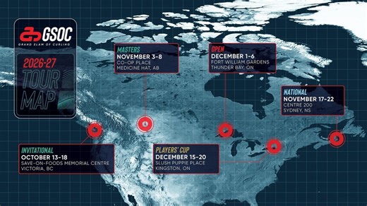 Grand Slam of Curling Unveils 2026 Season Schedule; New Qualification Process and Ranking System