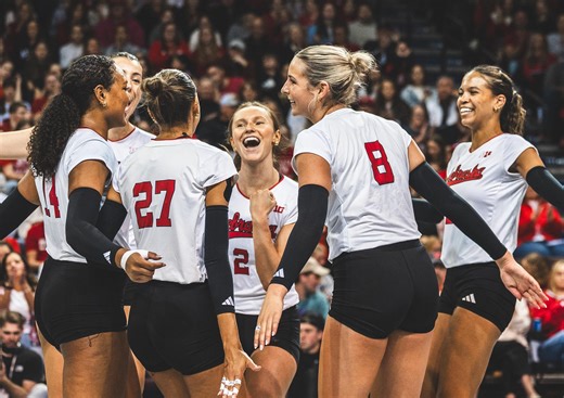 Nebraska sweeps Iowa State for spring match in Sioux Falls