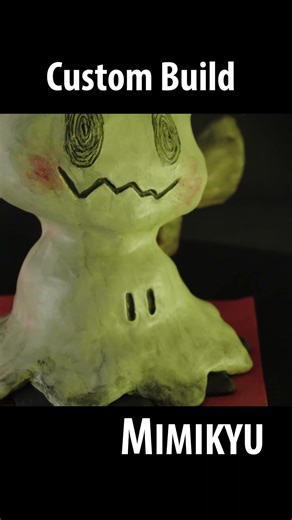 Building Pokémon from #polymerclay #mimikyu #shorts