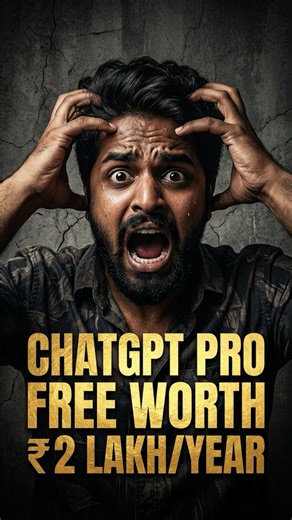 Pavan aditya | Tech creator on Instagram: "Ee trick useful anipiste ❤️ drop cheyyandi 👇 Comment”Free”for tool link🚀 Follow @techoneai for more ❤️ . . ((ChatGPT Pro Free, ChatGPT Premium Free, AI Tools Telugu, Free AI Tools, Premium AI Free, AI Hacks Telugu, ChatGPT Tips Telugu, ChatGPT Secrets, Best AI Tools 2026, ChatGPT Alternatives Free, AI Productivity Tools, Free AI Websites, AI Content Creation Tools, AI Video Tools, AI Editing Tools, AI Automation Tools, AI Image Generator