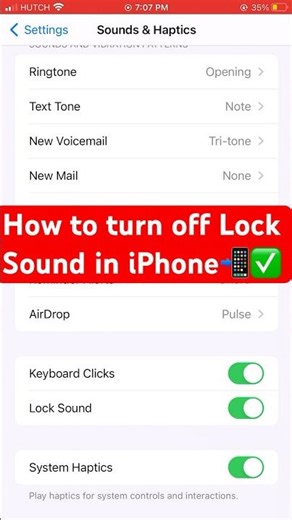 How to turn on Lock Sound in iPhone📲✅ #iphone #locksound #lock #sound #tutorial