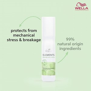 Wella Elements Renewing Leave-In Spray is the ultimate quick fix for a perfect mane. Kiss the frizz goodbye, and detangle and destress your hair with this wonderful spray💗💖. To make your flyaways fly away, just head to Nykaa or your nearest Wella salon. https://www.nykaa.com/brands/wella-professionals/c/998 #WellaCare #WellaHair #CleanBeauty #SelfCare #ElementalBeauty #SustainablePackaging #NaturalOrigins | Wella Professionals