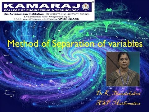Method of separation of variables