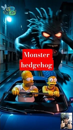 Monster Hedgehog. #simpsons #monster #alien #horror #thesimpsons #anomaly