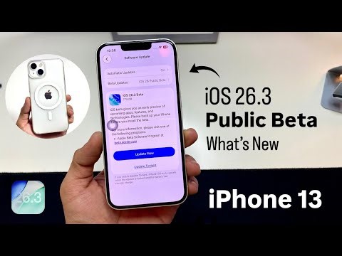 iOS 26.3 Public Beta 1 - New Update Installed on iPhone 13 - What’s New iOS 26.3 iPhone 13