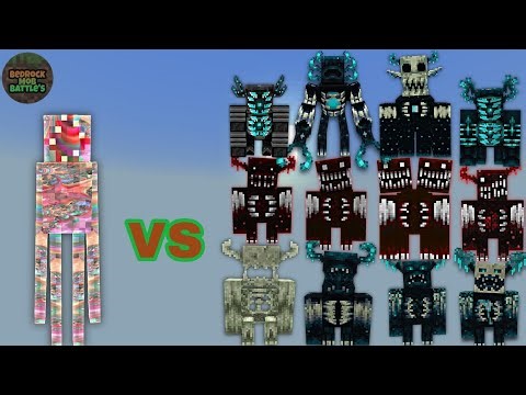 Unknown vs Warden Plus (Warden's) | Minecraft Bedrock | MobBattle