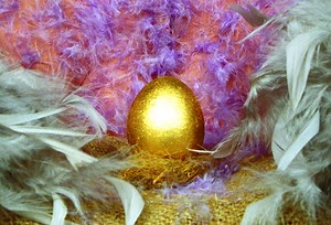 Igor Pose 'Golden Egg'. 2001