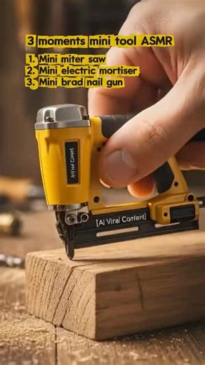3 Mini Tool ASMR Moments. eps 6 #shorts #minitools #asmr