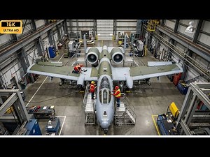 Inside the A-10 Warthog Factory: Building the Air Force's Legendary "Tank Killer" (Full Production)