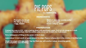 Pie pops = perfect for BBQs. (via Southern Living) | Real Simple