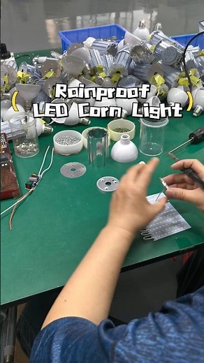 LED Corn Light Assembly Process | Rainproof Design & Factory Manufacturing