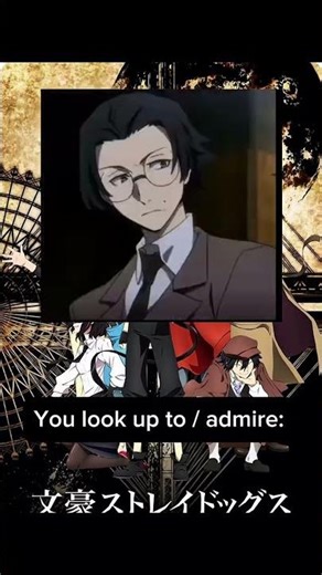 Bungo stray dogs pause game #anime #pausegame #bungoustraydog