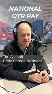 We recently raised pay for national OTR drivers. Tim explained why in an interview on Sirius XM's Road Dog Trucking. #trucking #trucker #truckdriver | Crete Carrier Corporation