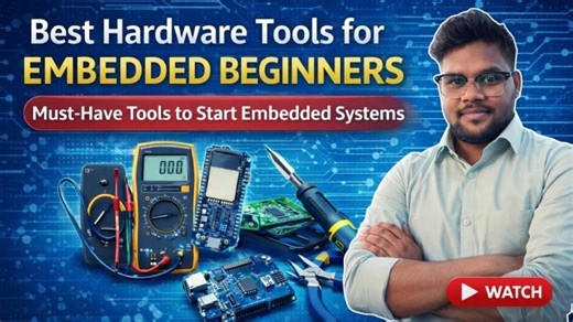 Embedded Systems Beginners: Essential Hardware Tools You Need | Abhishek Kumar