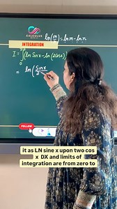 Integration problem involving log 📚📚😇😇⭐️⭐️⭐️⭐️ #maths #mathematics #mathreels #calculuswithij #calculus #integration #integrals #education #matheducation #educationalcontent #mathreels #fbreels2025ツ | Concepts by Indervir Jolly