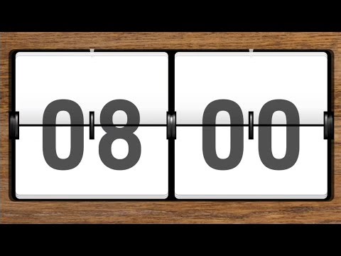 8 Minute Flip Timer ⏱️ | Countdown with Ticking Sound #timer