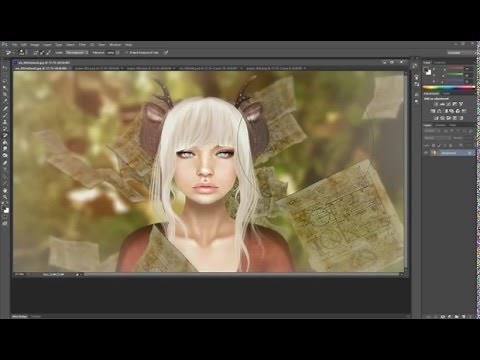Second Life Tutorial: Using greenscreen to add props to photos