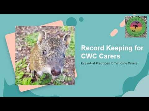 CWC Training Video - Keeping Records