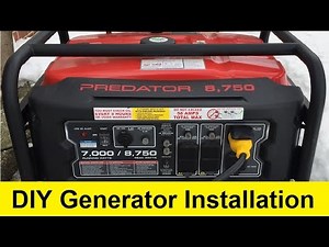 DIY Generator Installation