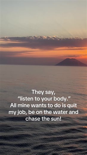 Take me to the ocean. #sunset #volcano #travel #traveltiktok #cruise #cruisetok #ncl #europe #mediterranean #vacation #memories