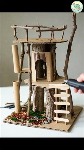 DIY Miniature Treehouse