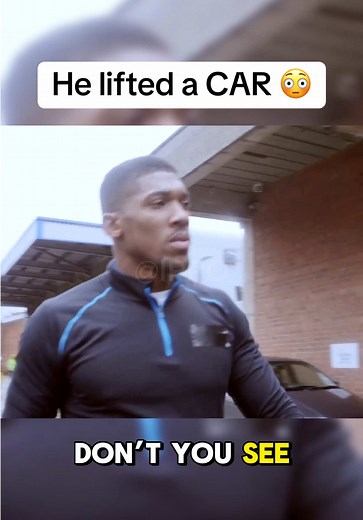 Anthony Joshua Lifts a Van During Boxing Training