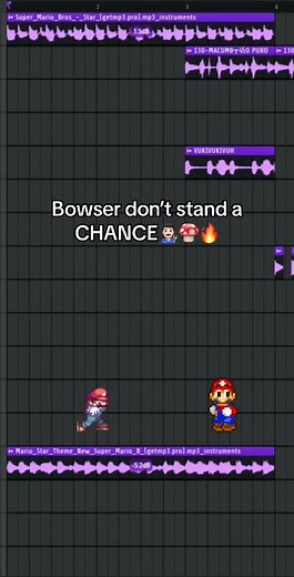 Bowser vs. Mario Bros Instrumental Dance Battle