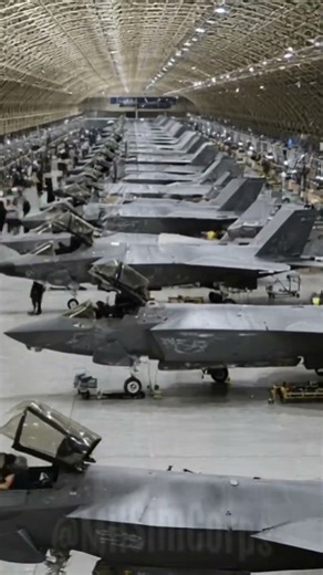 F-35 Factory The Future of Air Dominance is HERE! 🤯 #f35 #shorts #military