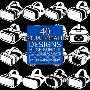 Virtual Reality SVG Bundle: Vector Designs for Cricut & Silhouette (digital Download) - Etsy UK