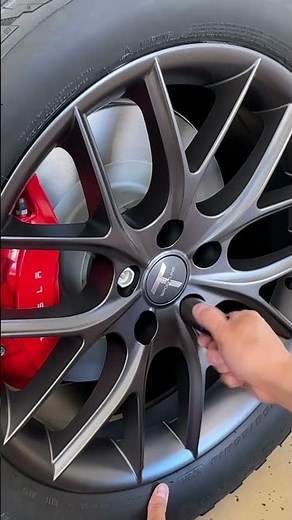 No More Curb Rashes 18” Overland Wheel & Tire T Sportline | Model Y Performance. #tesla #modely