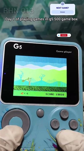 DAY 1 OF PLAYING GAMES ON G5 500 GAME BOX