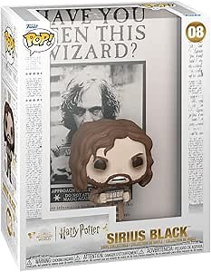 Funko POP! Cover: Harry Potter - Prisoner of Azkaban - Sirius Black | Official Owned IP Merch - Collectable Vinyl Figurine for Shelf Display - Birthday Gift Idea for Fans and Collectors