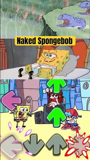 Naked Spongebob - Spongebob Morning Routine |Fun Song in FNF Spongebob Mod #fnf #spongebob #bf #gf