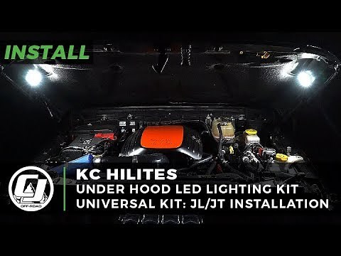 Jeep JL/Gladiator Install | KC HiLiTES Cyclone LED Under Hood Lighting