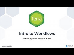 Intro to Workflows (pipelines on Terra)