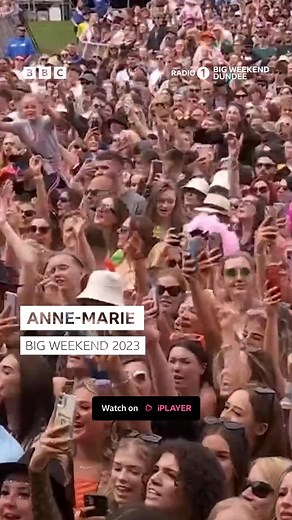 if you look up ‘absolute icon’ in the dictionary, there’ll just be a photo of Anne-Marie at #BigWeekend Watch on #iPlayer and listen on BBC Sounds BBC Radio 1 #BBCSounds | BBC One