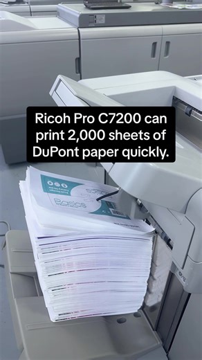 Efficient Printing with Ricoh Pro C7200