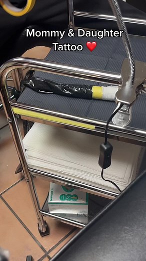 Mommy & Daughter Butterfly Tattoo Process Revealed